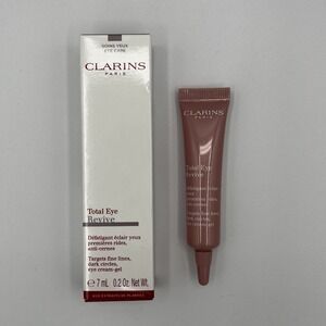 Clarins Total Eye Revive Eye Cream 7 ml/0.2 oz‎ Treats Fine Lines Dark Circles
